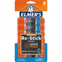 Elmer's&reg; Re-Stick Glue Sticks 8g 6/pkg