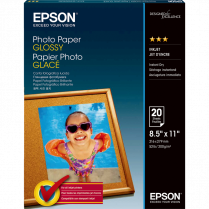 Epson&reg; Glossy Photo Paper 89B Letter 20/pkg