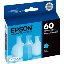Epson&reg; 60 Inkjet Cartridge Cyan