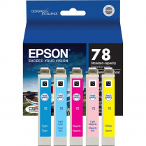 Epson 78 Inkjet Cartridges Colours 5/pkg