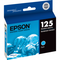 Epson&reg; 125 Inkjet Cartridge Cyan