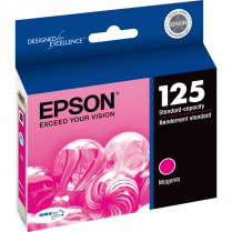 Epson&reg; 125 Inkjet Cartridge Magenta