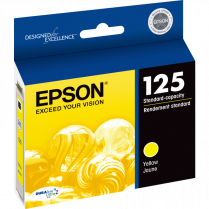 Epson&reg; 125 Inkjet Cartridge Yellow