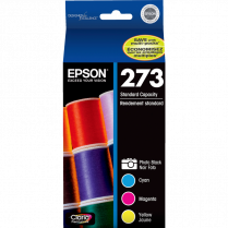 Epson&reg; 273 Inkjet Cartridges Cyan, Yellow, Magenta 3/pkg