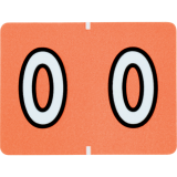 Pendaflex&reg; Numeric Labels #0 Pink 500/box