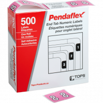 Pendaflex&reg; Numeric Labels #8 Lilac 500/box