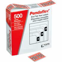 Pendaflex&reg; Labels Year 2020 Pink 500/box