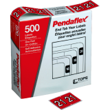 Pendaflex&reg; Labels Year 2021 Red 500/box
