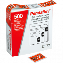 Pendaflex&reg; Labels Year 2023 Orange 500/box