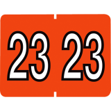 Pendaflex&reg; Labels Year 2023 Orange 500/box