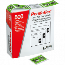 Pendaflex&reg; Labels Year 2024 Light Green 500/box