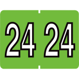 Pendaflex&reg; Labels Year 2024 Light Green 500/box