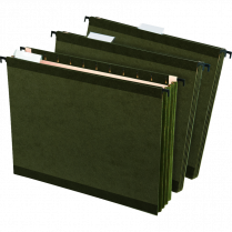 Pendaflex&reg; SureHook&trade; Hanging File Pockets Letter Standard Green 4/pkg