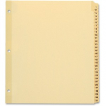 Tops Preprinted Tab Dividers 1-31