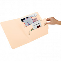 Pendaflex Divide-It-Up&trade; Multi-Section File Folders Letter Manila 24/pkg