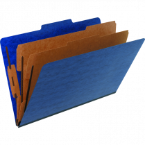 Pendaflex&reg; Moisture Resistant Coloured Classification Folders Legal Blue