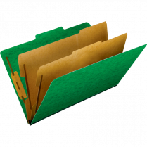Pendaflex&reg; Moisture Resistant Coloured Classification Folders Legal Green