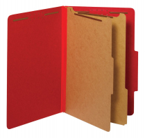 Pendaflex&reg; Moisture Resistant Coloured Classification Folders Legal Scarlet