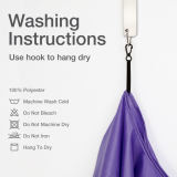 Oxford&reg; Reusable Grocery Bags Assorted Colours 8/pkg