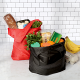 Oxford&reg; Reusable Grocery Bags Assorted Colours 8/pkg