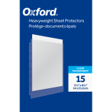 Oxford&reg; Heavyweight Sheet Protectors 8-1/2 x 5-1/2 15/pkg