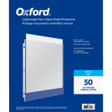 Oxford&reg; Page Protectors Matte 2 mil Letter 50/box