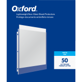 Oxford&reg; Page Protectors Matte 2 mil Letter 50/box