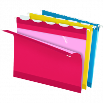 Pendaflex&reg; Ready-Tab&trade; Hanging Folders w/Lift Tab&trade; Letter Assorted 25/box
