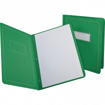Oxford&reg; Panel & Border Report Covers Letter Green 25/box