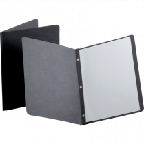 Oxford&reg; Panel & Border Report Cover Letter Black 25/box