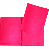 Oxford&reg; Panel & Border Report Covers Letter Red SINGLE