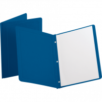 Oxford&reg; Panel & Border Report Covers Letter Dark Blue 25/box