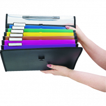 Pendaflex&reg; Desk Free&trade; Mobile Organizer 6-Pocket Letter