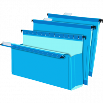 Pendaflex&reg; SureHook&reg; Extra Capacity Hanging Box Files Letter 3" Blue 25/box