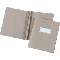 Oxford&reg; Panel & Border Report Covers Letter Grey 25/box