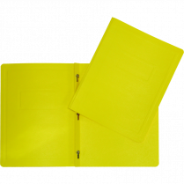 Oxford&reg; Panel & Border Report Covers Letter Yellow SINGLE