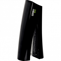 Rapid&reg; Eco SuperFlatClinch&trade; Stand-Up Stapler Full Strip 25 Sheets Black