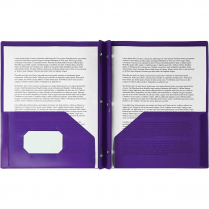 Oxford Poly Portfolio wTangs Purple