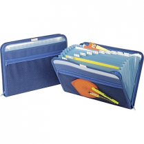 Pendaflex Fabric/Poly Expanding File 13 Pocket Letter Black