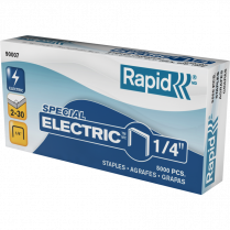 Rapid&reg; Special Electric&trade; Standard Staples 1/4" 30 Sheets 5,000/box