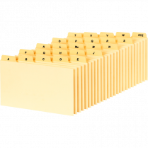 Oxford&reg; Alphabetical Index Card Guides 3" x 5"