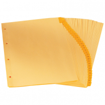 Oxford&reg; Printed Tab Index Dividers 1-31 Legal Buff