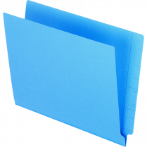 Pendaflex&reg; Coloured End Tab File Folders Letter Blue 100/box
