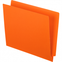 Pendaflex&reg; Coloured End Tab File Folders Letters Orange 100/box