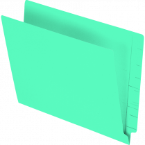 Pendaflex&reg; Coloured End Tab File Folders Letter Turquoise 100/box