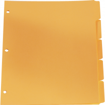 Oxford&reg; Plain Tab Dividers 5-Tabs