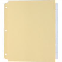 Oxford&reg; Oversized Insertable Tab Index Dividers 8-Tabs Clear