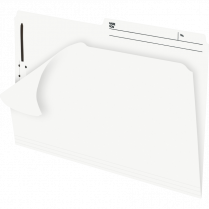 Pendaflex&reg; SlimTrim&reg; Fastener Folders Legal Ivory 100/box