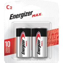 Energizer MAX Alkaline C Batteries 2/pkg