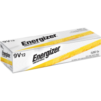 Energizer 9-Volt Industrial Alkaline Batteries 12/box